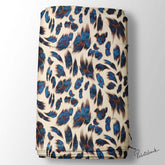 Floral Kingfisher Bird Printed Fabric Material Online